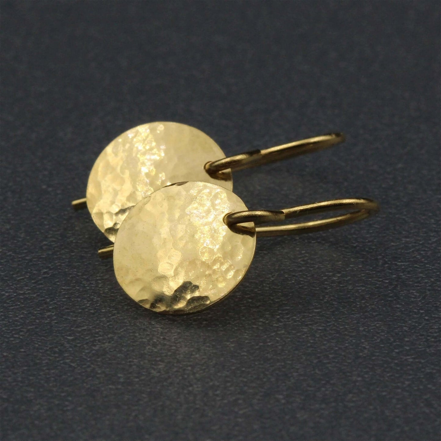 Solid 18k Gold Drop Earrings - Rebecca Cordingley