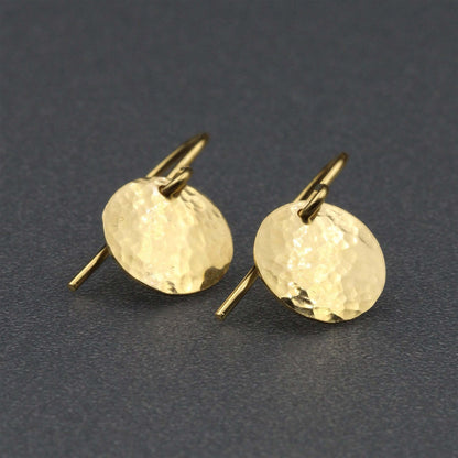 Solid 18k Gold Drop Earrings - Rebecca Cordingley