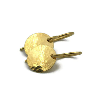 Solid 18k Gold Drop Earrings - Rebecca Cordingley