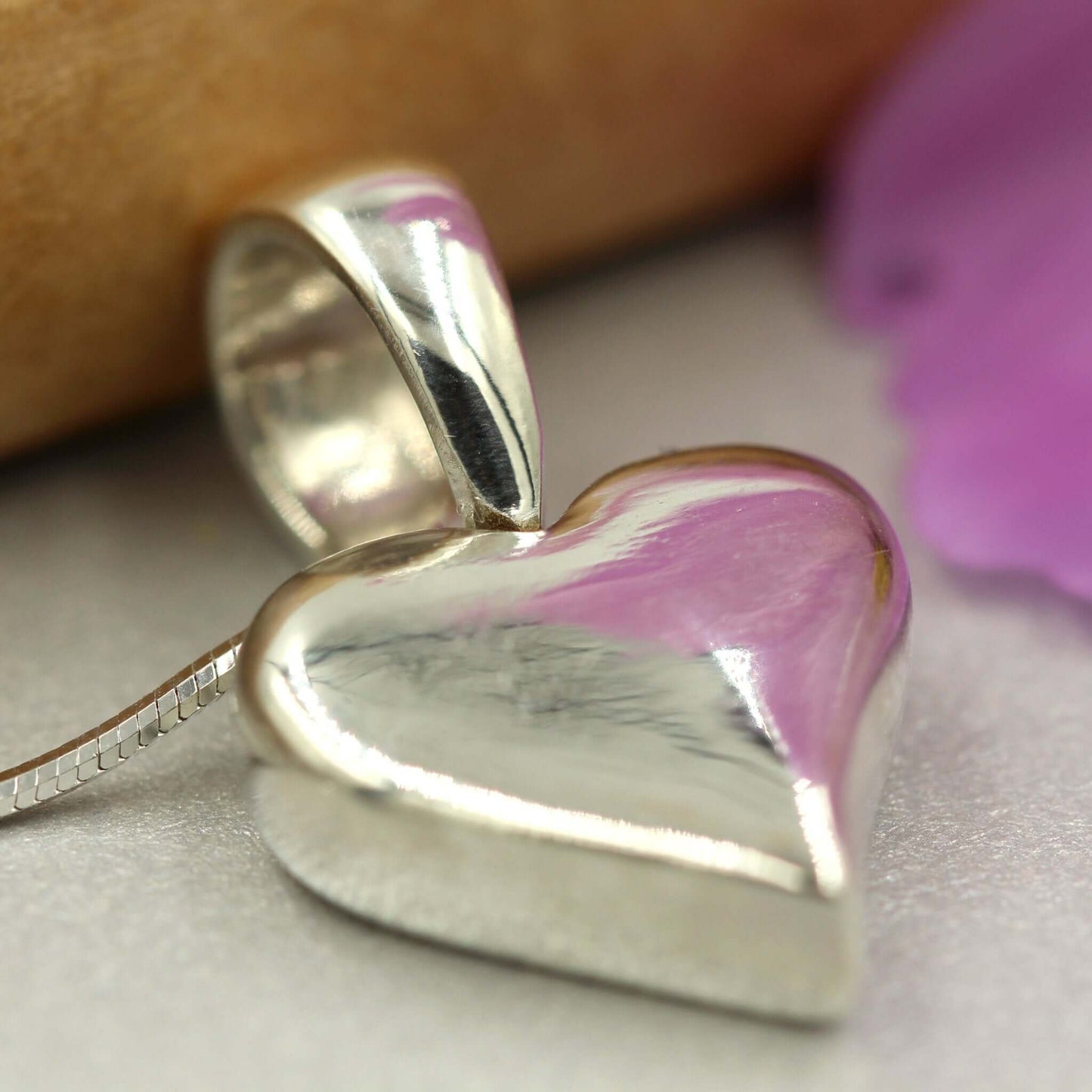 Sterling Silver Heart Pendant - Rebecca Cordingley