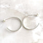 Sterling silver hoop earrings - Rebecca Cordingley Jewellery