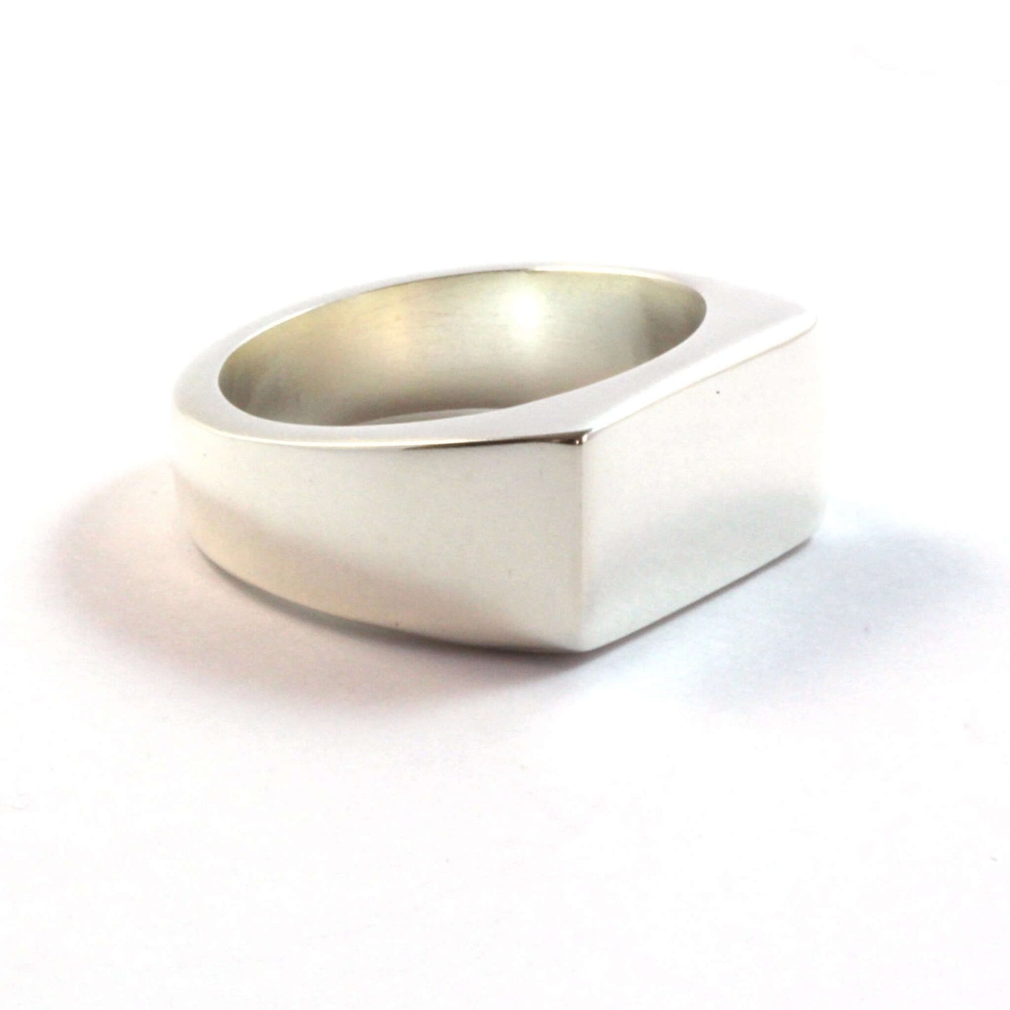 Sterling Silver Men's Signet Ring - Rebecca Cordingley