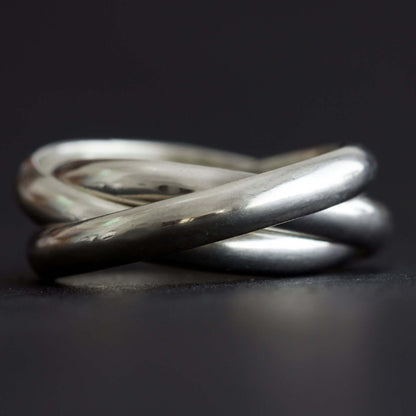Sterling Silver Russian Wedding Ring - Rebecca Cordingley