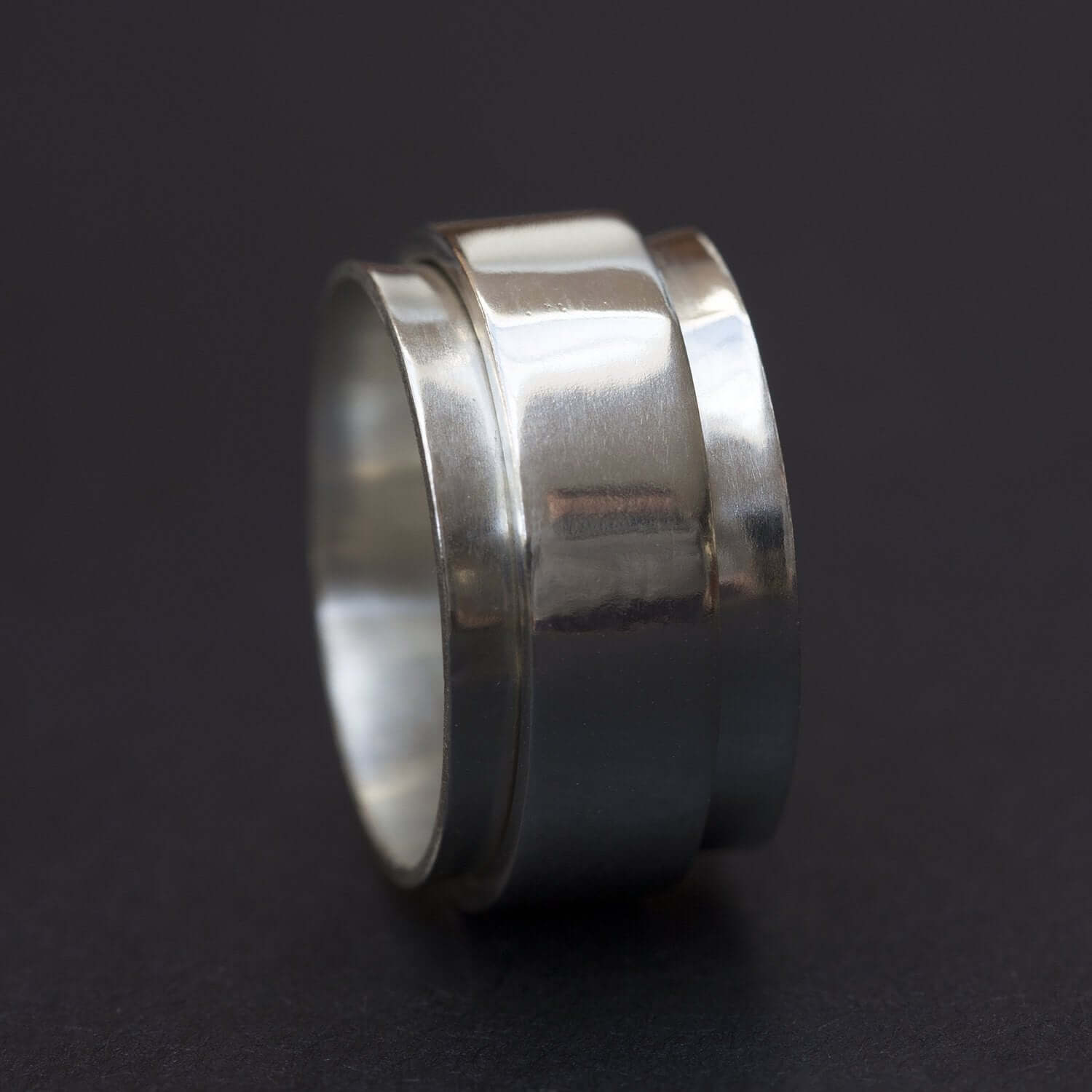 Sterling Silver Spinner Ring | Rebecca Cordingley Jewellery