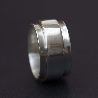 Sterling Silver Spinner Ring | Rebecca Cordingley Jewellery