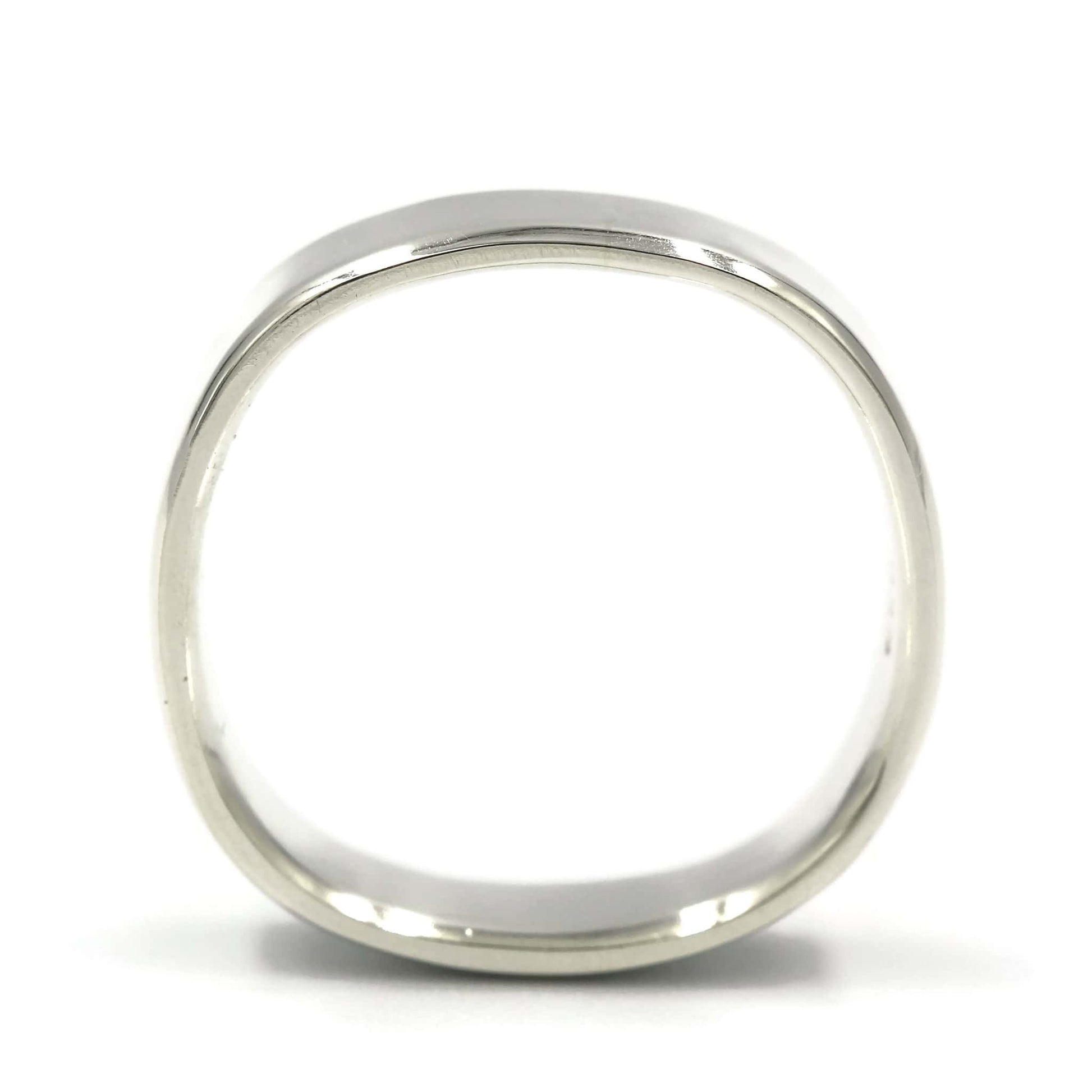 Sterling Silver Square Wedding Ring - Rebecca Cordingley