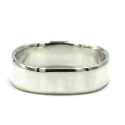 Sterling Silver Square Wedding Rings - Rebecca Cordingley