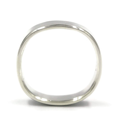 Sterling Silver Square Wedding Rings - Rebecca Cordingley