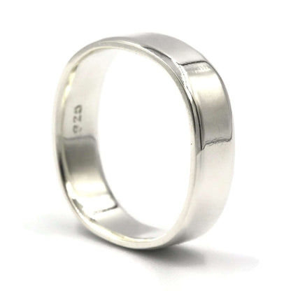 Sterling Silver Square Wedding Rings - Rebecca Cordingley