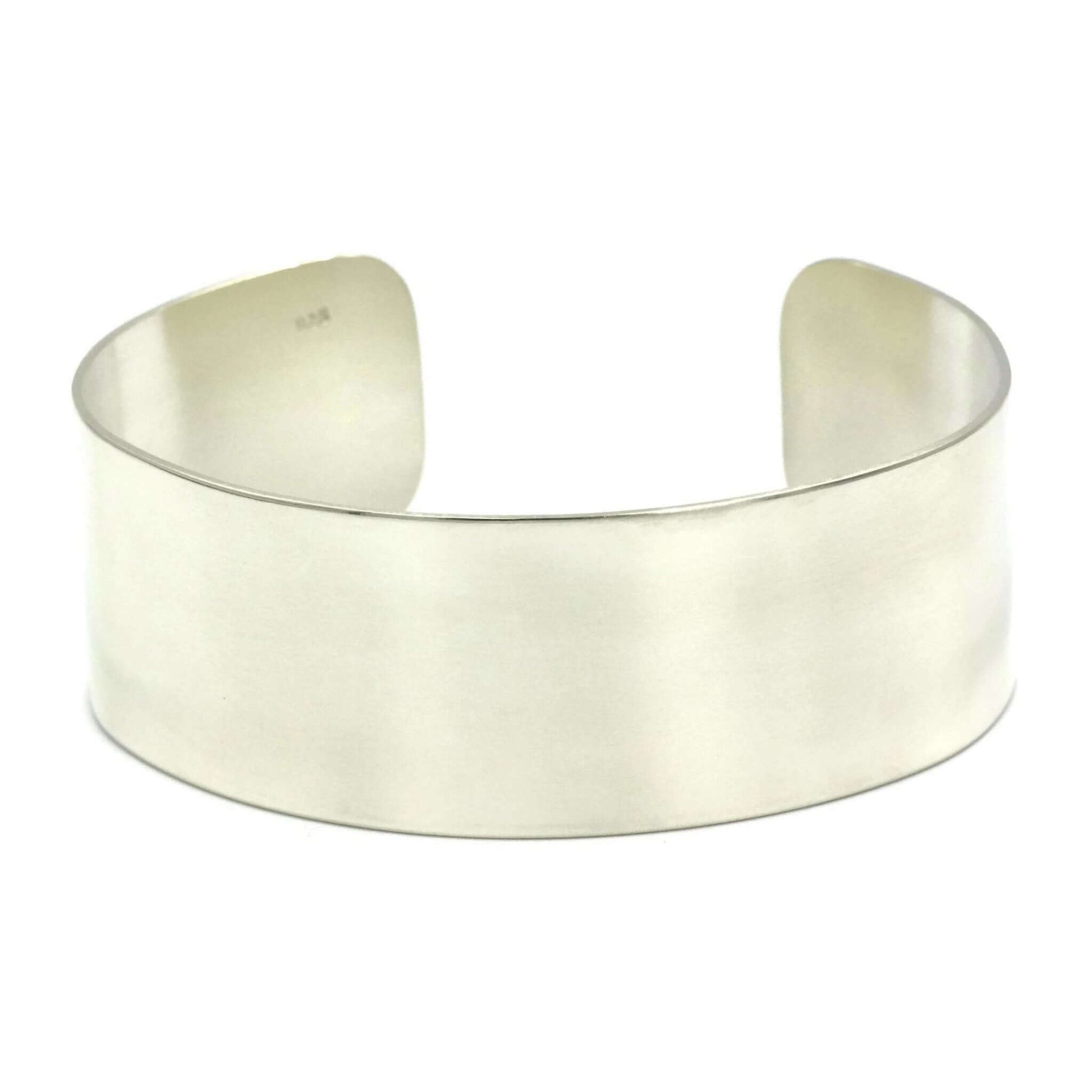 Wide Sterling Silver Cuff Bracelet - Rebecca Cordingley